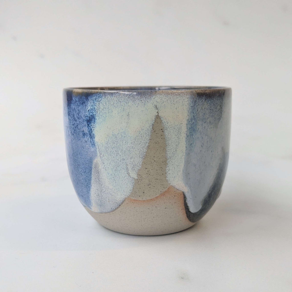 Flat White Cup Blue