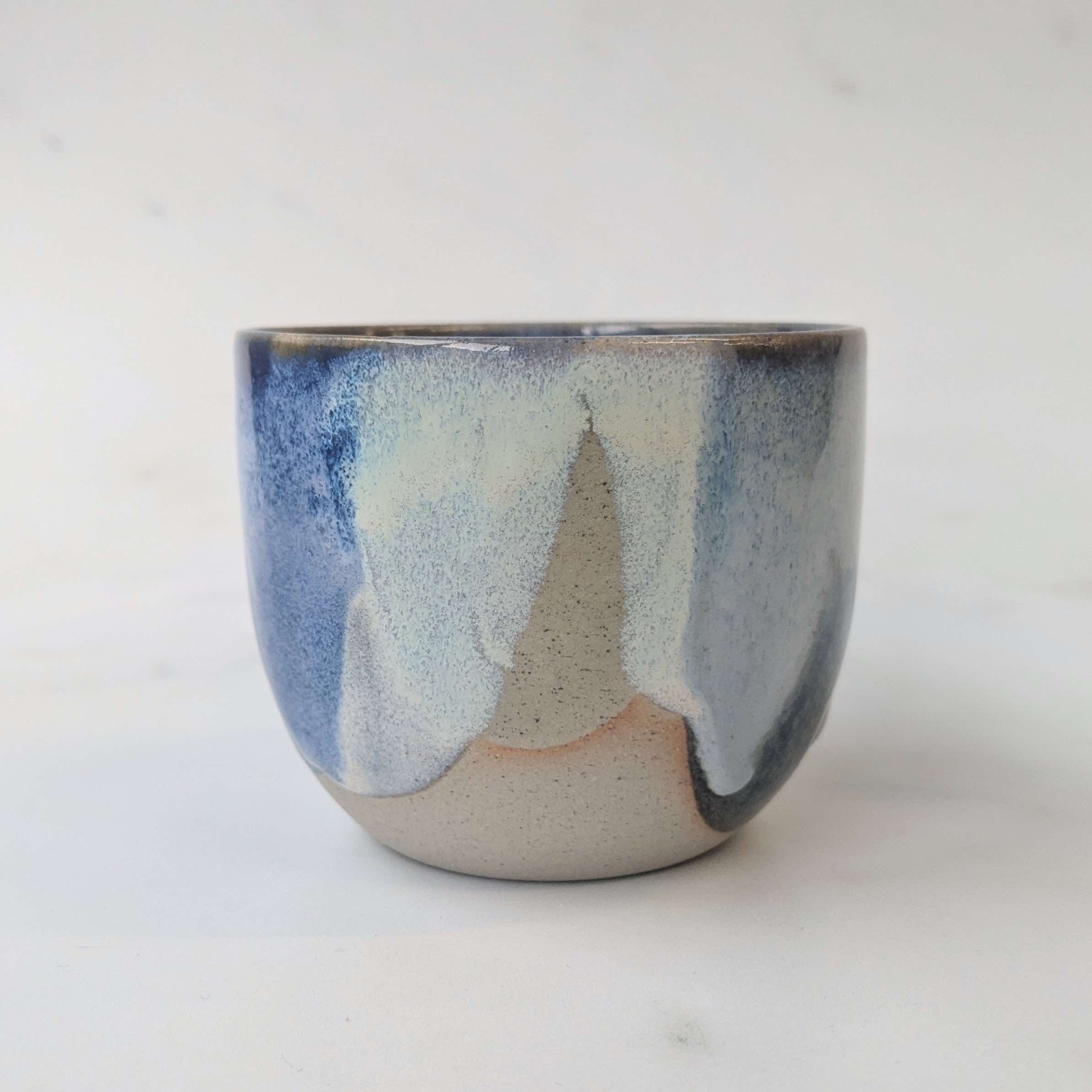 Flat White Cup Blue