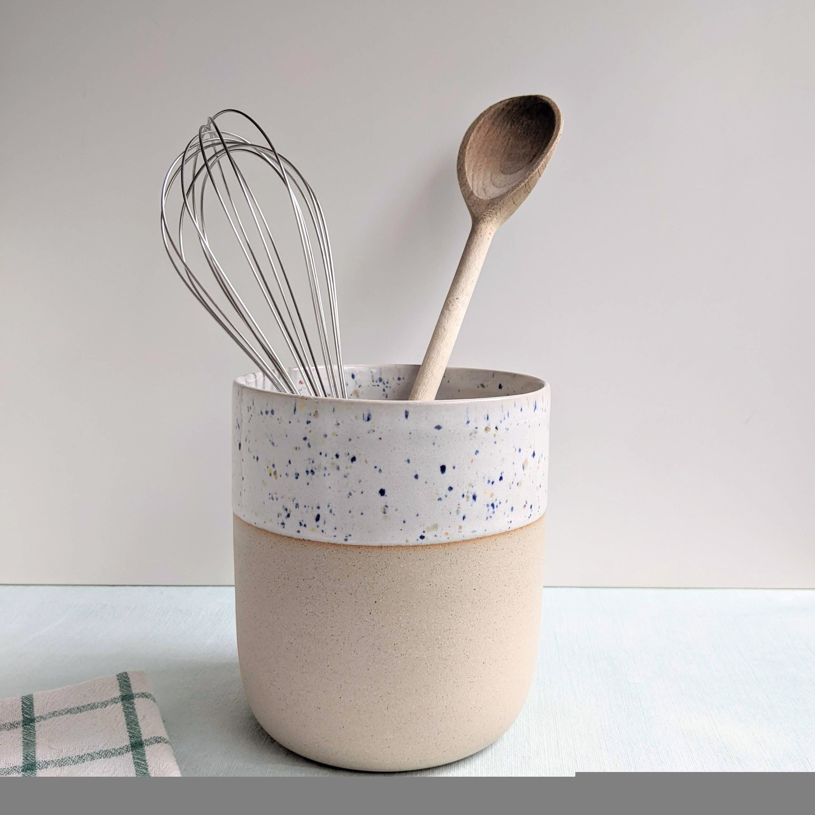 Utensil Holder Terrazzo